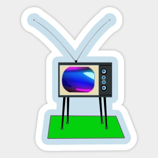 retro television Sticker